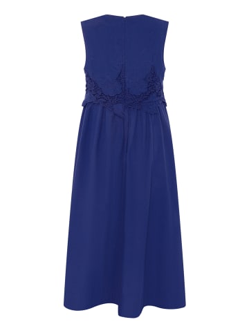 Betty Barclay Midikleid mit V-Ausschnitt in Electric Blue
