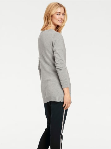 Heine Feinstrickjacke in grau-melange