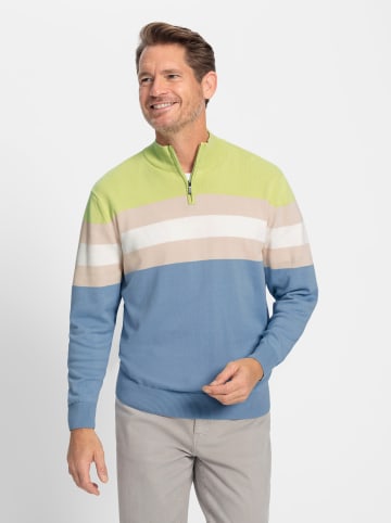 WITT WEIDEN Pullover in bleu-gestreift