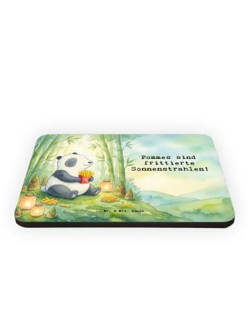Mr. & Mrs. Panda Magnet Panda beflügelt Pommes Design mit Spruch in Weiß