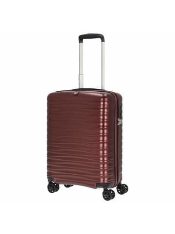 Roncato Wave - 4-Rollen Kabinentrolley S 55 cm in rosso scuro