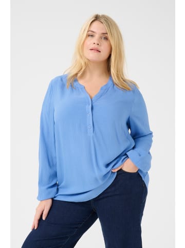 KAFFE curve Langarm-Bluse KCmahlena in Ebb and Flow