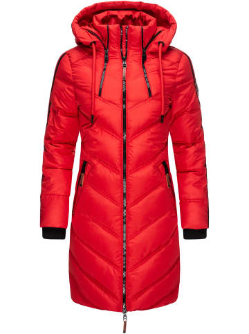 Marikoo Wintermantel Armasa in Rot