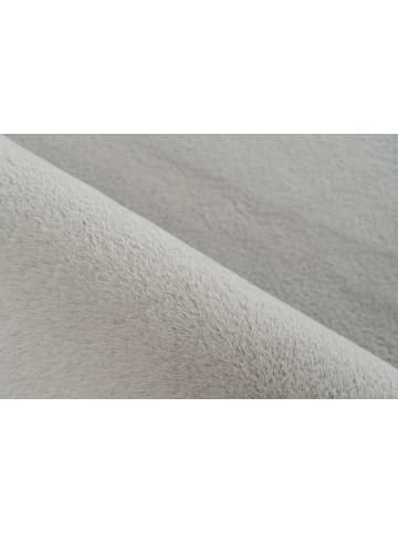 Vivorum Wohnzimmer Kurzflor Teppich Surfacer 225 in silber