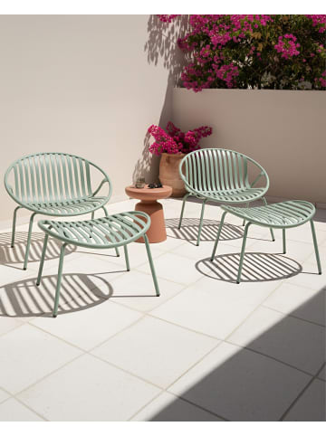 Beliani 4er-Set Cocktailsessel CASPERIA in Grün