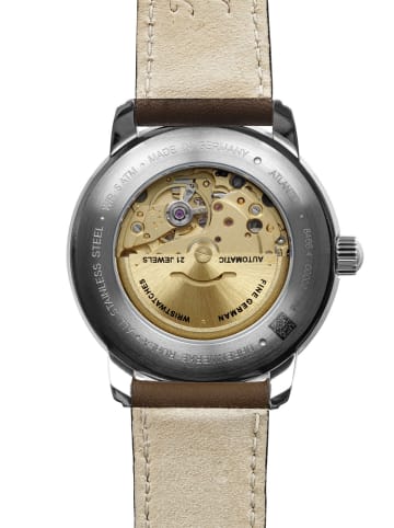 Zeppelin Herrenuhr Automatik Atlantic Braun/Grün