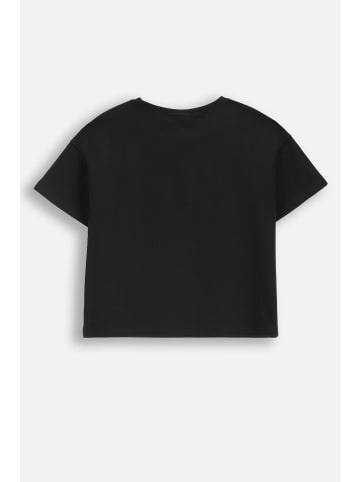 Coccodrillo T-Shirt mit kurzen Ärmeln in schwarz