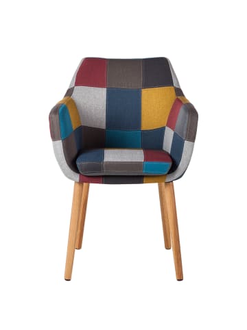 home24 Armlehnenstuhl NICHOLAS Patchwork in Multicolor