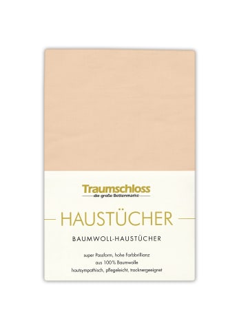 Traumschloss Betttuch Haustuch in apricot