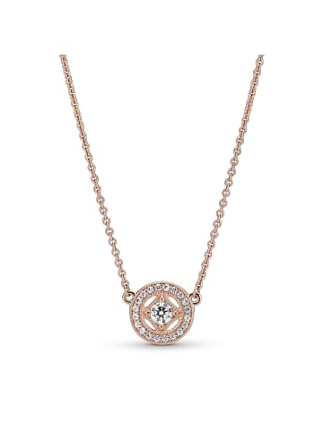 Pandora 14K rosé vergoldete Metalllegierung Collier 45 cm