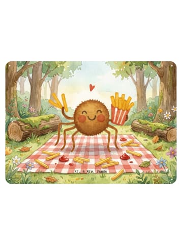 Mr. & Mrs. Panda Tafel Spinne Agathe Pommes Design ohne Spruch in Weiß