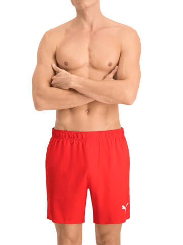 Puma Badehose SWIM MEN MID SCHORTS in Red