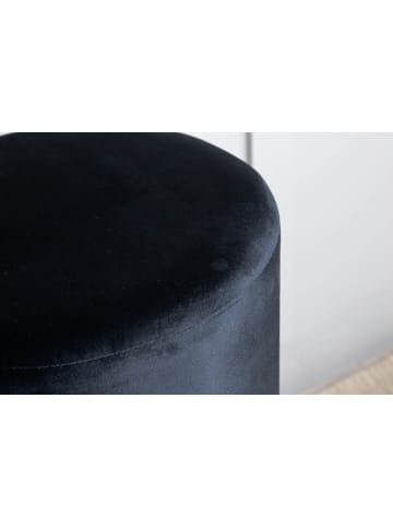 ebuy24 Hocker Benji Schwarz 35 x 35 cm