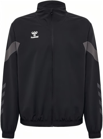 Hummel Trainingsjacke "Hmltravel Woven Jacket" in Schwarz