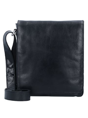Leonhard Heyden Cambridge Umhängetasche Leder 23 cm schwarz