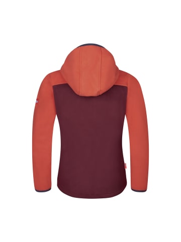 Trollkids Fleecejacke Stavanger in red clay