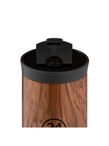 24Bottles Travel Trinkbecher 350 ml in sequoia wood