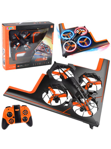 Wisam® RC-ferngesteuerte Drohne, Quadcopter, LED-Beleuchtung, App
