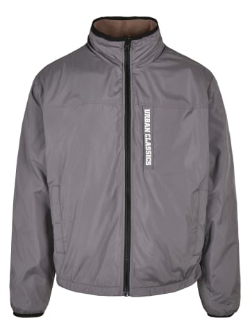 Urban Classics Urban Classics Herren Reversible Polar Fleece Jacket in darkkhaki/asphalt
