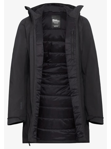 Jack Wolfskin Freizeitmantel in schwarz