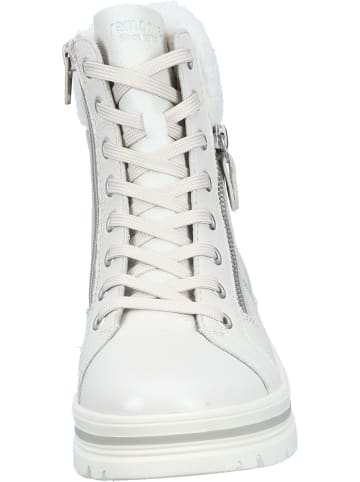 remonte Freizeit Stiefeletten in kreide/kreide/offwhite