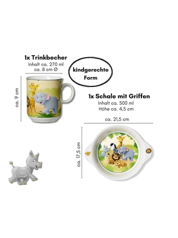 Ritzenhoff & Breker 2er Set Kinderset Afrikatiere bunt in bunt