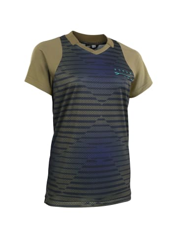 ION W BIKE TEE JERSEY SCRUB SS in Dunkelbraun