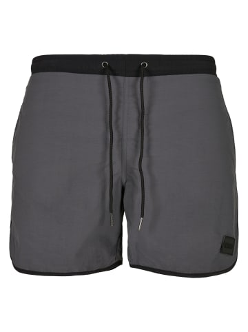 Urban Classics Badeshorts in black/darkshadow