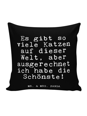 Mr. & Mrs. Panda Kopfkissen Es gibt so viele... mit Spruch in Schwarz