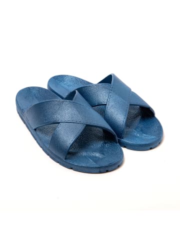 Brasileras Pantoletten "Loopz" in Blau
