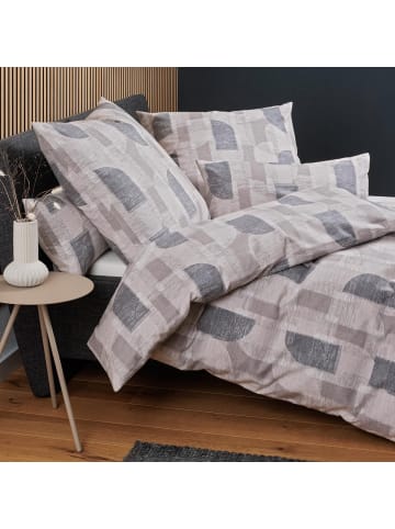 Janine Bettwäsche 78070 silber in silber anthrazit