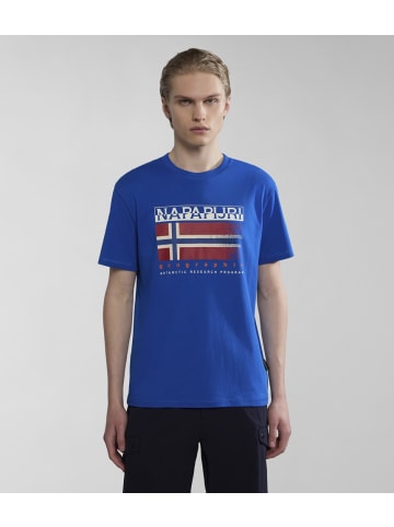 Napapijri T-Shirt "S-Kreis" in Blau