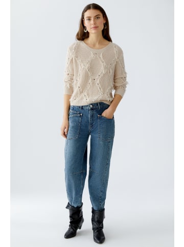 Oui Pullover in light beige mel