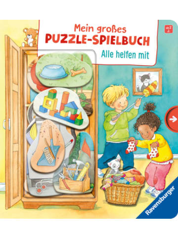 Ravensburger Verlag GmbH Buch - Mein großes Puzzle-Spielbuch - Alle helfen mit