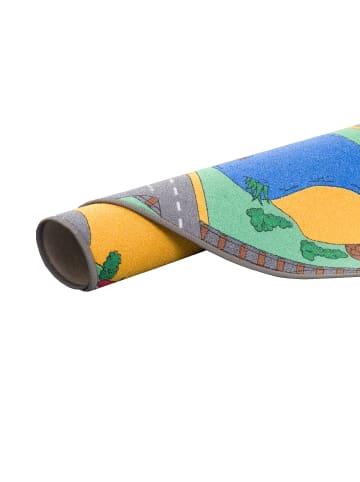 Snapstyle Straßenteppich Rund in Groen