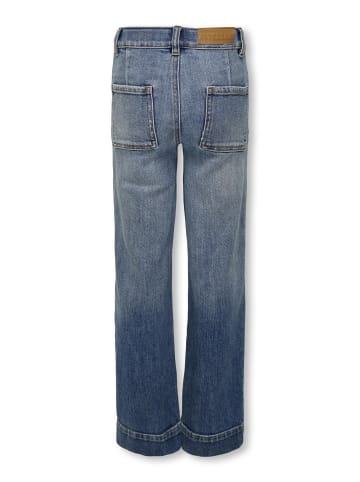 KIDS ONLY Jeans mit weitem Bein in Medium Blue Denim