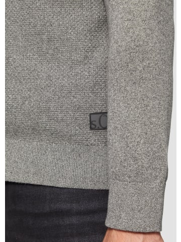 s.Oliver Strickpullover langarm in Grau