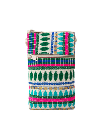 IZIA Damen Phone Bag in Grün Mehrfarbig