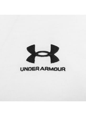 Under Armour Trainingsshirt Logo Embroidered Heavyweight in weiß