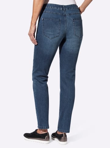 WITT WEIDEN Stretch-Jeans in blue-stone-washed