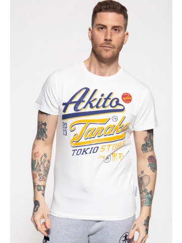 Akito Tanaka Akito Tanaka T-Shirt mit Frontprint Tokio Beach in ecru