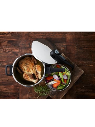 Funktion Schnellkochtopf in Glänzender Stahl