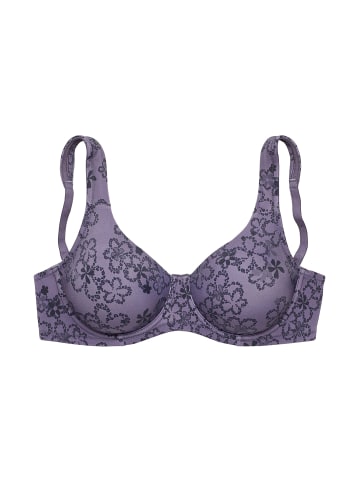 nuance T-Shirt-BH in marine-bedruckt