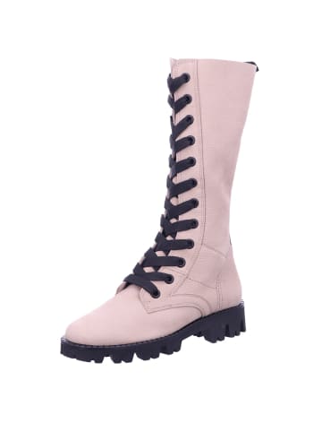 Paul Green Damen Stiefel/Boots ungefüttert 0069-9979-019/Schnürstiefelett in beige