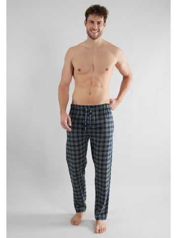 Tom Tailor X-Mas Lange-Hose in grün-mittel-Karo