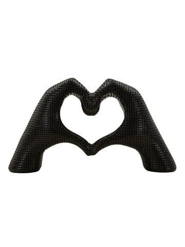 Mauro Ferretti Schwarze Harzskulptur, 25 x 7,5 x 13,5 cm