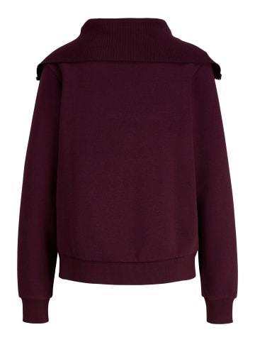 JJXX Sweatshirt mit Reißverschluss in Winetasting