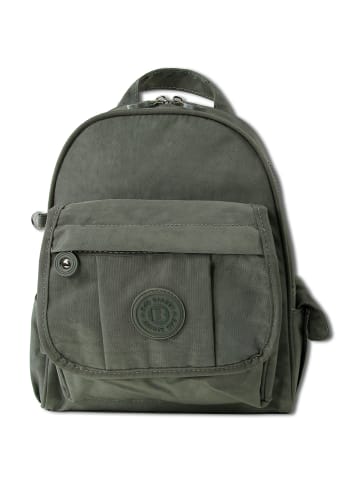 Bag Street Cityrucksack, Freizeitrucksack Nylon grau ca. 26cm breit ca. 30cm hoch