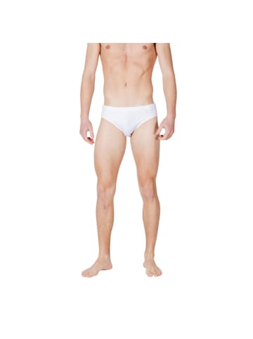 Zweifarbig Polyester Badehose