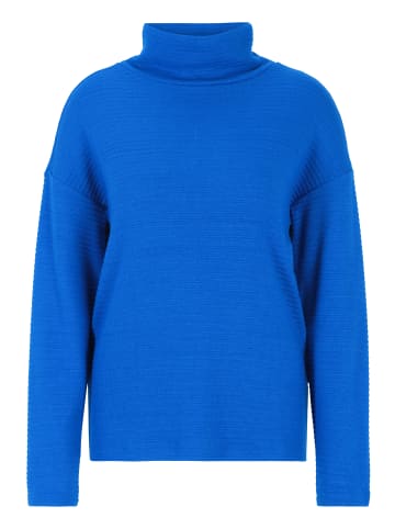 CARTOON Sweatshirt mit Stehkragen in Blue Melange